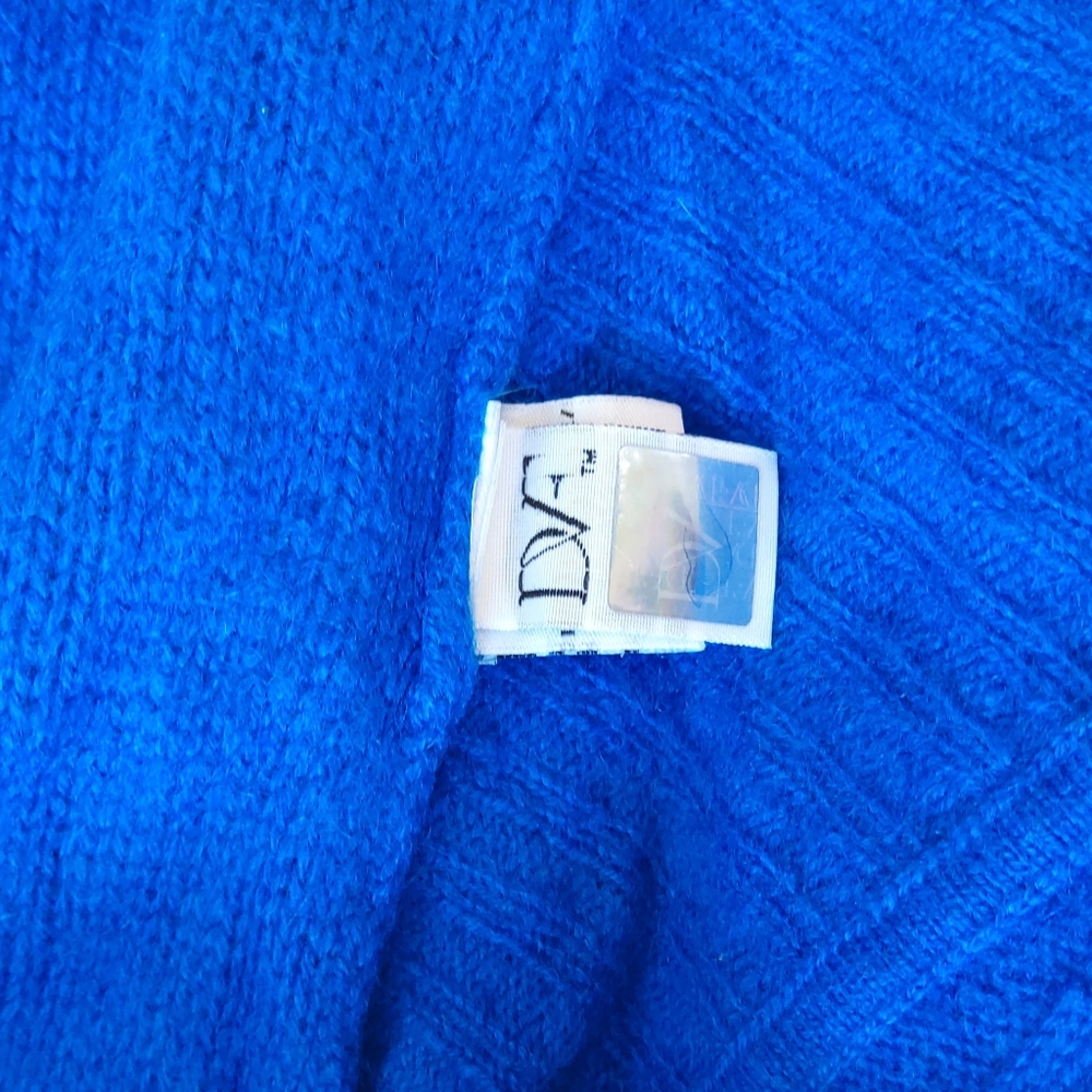 Women’s Classic Crewneck Sweater in Royal Blue - Picture 6 of 9
